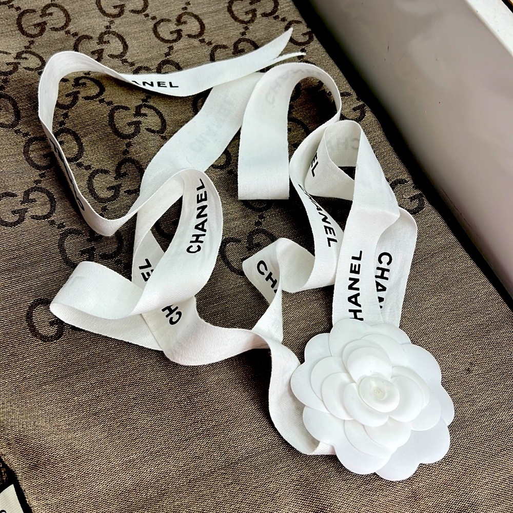 Authentic Chanel Camellia ribbon 🎀